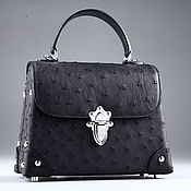 Сумки и аксессуары handmade. Livemaster - original item Women`s bag made of genuine ostrich leather IMS0607B. Handmade.