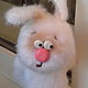 Order Pechalka (Bunny, knitted Bunny, knitted toy, knitted Bunny). Warm toys. Livemaster. . Stuffed Toys Фото №3