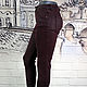 Винтаж: Бордовые брюки Massimo Dutti Испания 28/29. Брюки винтажные. Винтажный гардероб. Ярмарка Мастеров.  Фото №5