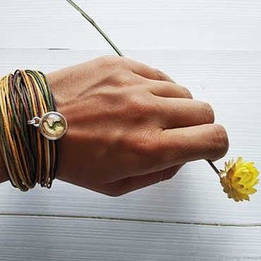 Браслет своими руками из вощеного шнура | DIY bracelet made of waxed cord | MashaMis