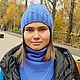 Шапка и снуд из мериноса. Комплекты головных уборов. Нина Ким вязанные аксессуары. Интернет-магазин Ярмарка Мастеров.  Фото №2