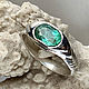 Order Handmade Emerald ring. 925 sterling silver. Bauroom - vedic jewelry & gemstones (bauroom). Livemaster. . Rings Фото №3