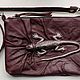 Leather handbag with 3D image of 'Agama Lizard'. Crossbody bag. newandw. Online shopping on My Livemaster.  Фото №2