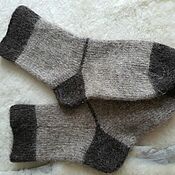 Аксессуары handmade. Livemaster - original item Men`s wool socks 28-29 cm. Handmade.