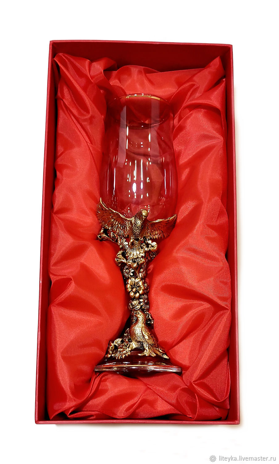 Бокал для вина ГОЛУБИ, в подарочной коробке в интернет-магазине Ярмарка ...