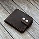 Leather mini wallet #10. Wallets. MILANO. My Livemaster. Фото №5