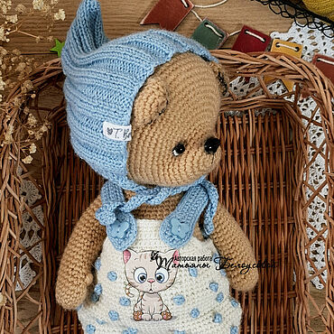 Куклы и игрушки ручной работы. Ярмарка Мастеров - ручная работа Мишка. Handmade.