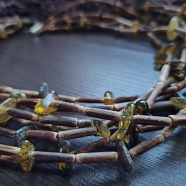 Украшения ручной работы. Ярмарка Мастеров - ручная работа Колье: "Терновник".. Handmade.