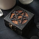Wooden box with a pentagram, Casket, Orel,  Фото №1
