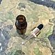 Флакон 10 мл со стеклянной пипеткой (чёрная груша, золотистая юбочка). Флаконы. САМОДЕЛКИН. Интернет-магазин Ярмарка Мастеров.  Фото №2