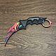 Нож сувенирный Karambit 1-06 Knife CS:GO Standoff из дерева, Сувенирное оружие, Москва,  Фото №1