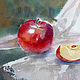 Watercolor. Apples. Pictures. ArtShipilina. My Livemaster. Фото №4
