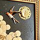 MONEY TREE 'FLICKERING IN THE NIGHT'. Painting feng shui. cash-decor. My Livemaster. Фото №4
