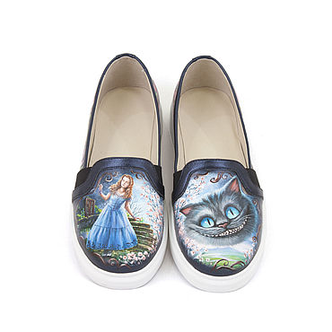 Обувь ручной работы. Ярмарка Мастеров - ручная работа Слиперы"Алиса". Handmade.