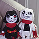 Sans Goth Undertale AU мягкая игрушка Гот Санс, Мягкие игрушки, Новосибирск,  Фото №1