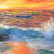 Painting seascape sunset 50/70 ' from sunset to dawn'. Pictures. Russian Oil Paintings. My Livemaster. Фото №5