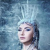 Аксессуары handmade. Livemaster - original item the crown of the snow Queen. Handmade.