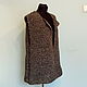 Knitted grey vest. Vests. vyazanaya6tu4ka. Online shopping on My Livemaster.  Фото №2