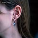 Hamsa Earrings | Silver. Stud earrings. totemicashop. My Livemaster. Фото №4