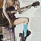 Картина маслом на холсте девушка с гитарой "BLUES", Картины, Астрахань,  Фото №1