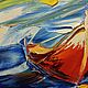 Заказать  Лодочка. Картины настроения Василия Черных (kartiny-nastroeniya-vasiliya-chernyh). Ярмарка Мастеров. . Картины Фото №3