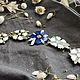Order Bracelet 'Flowers' (serpentine, kakholong, azurite, ophite). Ural Jeweler (artelVogul). Livemaster. . Chain bracelet Фото №3