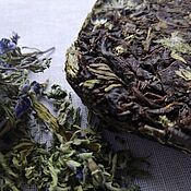Ногоон сай (бурятский зеленый чай), кирпичный