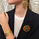 Yves Saint Laurent клипсы винтажные. Клипсы. Glam-vintage-france. Ярмарка Мастеров.  Фото №6