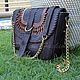 Handbag made of Python leather RODEO. Classic Bag. Exotic Workshop Python Fashion. Online shopping on My Livemaster.  Фото №2
