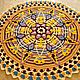 Order Handmade carpet colorful 'Mandala' of cord. knitted handmade rugs (kovrik-makrame). Livemaster. . Carpets Фото №3