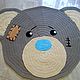 Children's rug, knotted cord Teddy Bear. Floor mats. knitted handmade rugs (kovrik-makrame). Online shopping on My Livemaster.  Фото №2