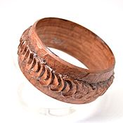 Украшения handmade. Livemaster - original item Wooden carved bracelet. Handmade.
