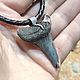 Pendant with a fossilized shark tooth, Pendant, Krasnoyarsk,  Фото №1