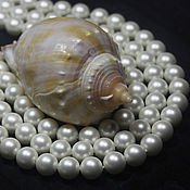 Материалы для творчества handmade. Livemaster - original item Majorcan Pearl 8mm White Semi-matt Beads. Handmade.