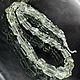 Silver 925pr. Beads made of natural prasiolite stones, Beads2, Moscow,  Фото №1