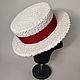 Boater hat ' Oz'. Hats1. Felt Hats Shop. Online shopping on My Livemaster.  Фото №2