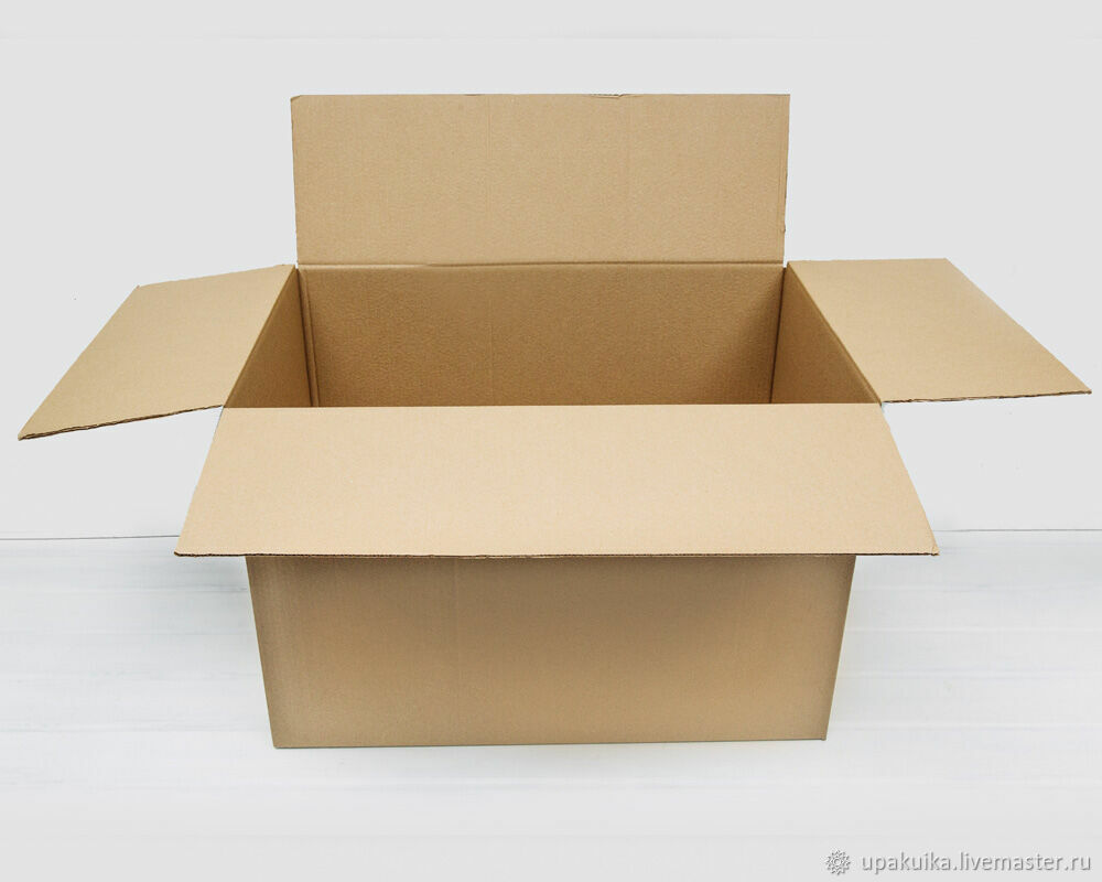 Коробка картонная для переезда, Т-22 (эконом), 60х40х40 см, крафт, 5шт .