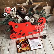 Сувениры и подарки handmade. Livemaster - original item Wooden sleigh for a gift. Handmade.