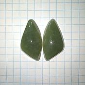 Материалы для творчества handmade. Livemaster - original item Cabochons jade. Handmade.