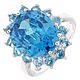 Кольцо топаз (9,4 ct), топазы, р.17,0 серебро 925 пробы. Кольца. Максимов - ювелир. Интернет-магазин Ярмарка Мастеров.  Фото №2