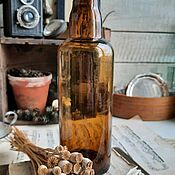 Винтаж: Бутылка старинная ЧЕРНИЛЬНИЦА (Германия) #11