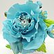 Barrette - Brooch rose SEA-M Flower arrangement. Hairpins. Svetlana Svetlankina. My Livemaster. Фото №4