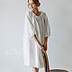 Order Silk cambric nightgown Be Free white. Delicate Clothing Store (Daria). Livemaster. . Nightdress Фото №3