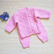 Summer set of clothes for the baby from cotton