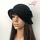 Шляпка женская  валяная Brown. Шляпы. Hats-Шелковое руно ГузелияРослякова. Ярмарка Мастеров.  Фото №6
