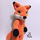 Soft toy Fox Toby plush crocheted Fox. Stuffed Toys. Lyubov Zemskova (vyazunchiki-lz). My Livemaster. Фото №5