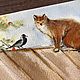 'Meeting under the apple tree' watercolor painting, cats. Pictures. Nadezda Perova. My Livemaster. Фото №5