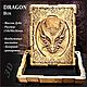 Коробка Dragon 3D барельеф, премиальный Кейс дерево Бук с магнитами. Настольные игры. April GS. Ярмарка Мастеров.  Фото №7