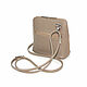 Order  Leather handbag women beige Wilma Mod. C83-151. Natalia Kalinovskaya. Livemaster. . Crossbody bag Фото №3