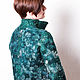 Jacket felted 'emerald Karakul'. Suit Jackets. Юлия Левшина. Авторский войлок COOLWOOL. My Livemaster. Фото №4